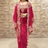 Spectacular Magenta Designer Indo-Western Suit for Engagement, Reception, Sangeet, and Party