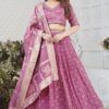 Glorious Pink Designer Wedding Lehenga Choli for Engagement, Wedding, and Reception