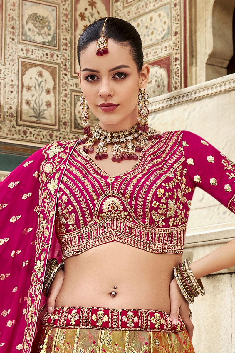 Ethnic Multi Designer Bridal Lehenga Choli for Wedding and Reception