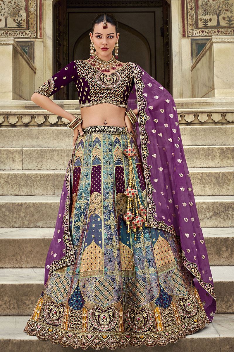Spectacular Multi Designer Bridal Lehenga Choli for Engagement and Reception