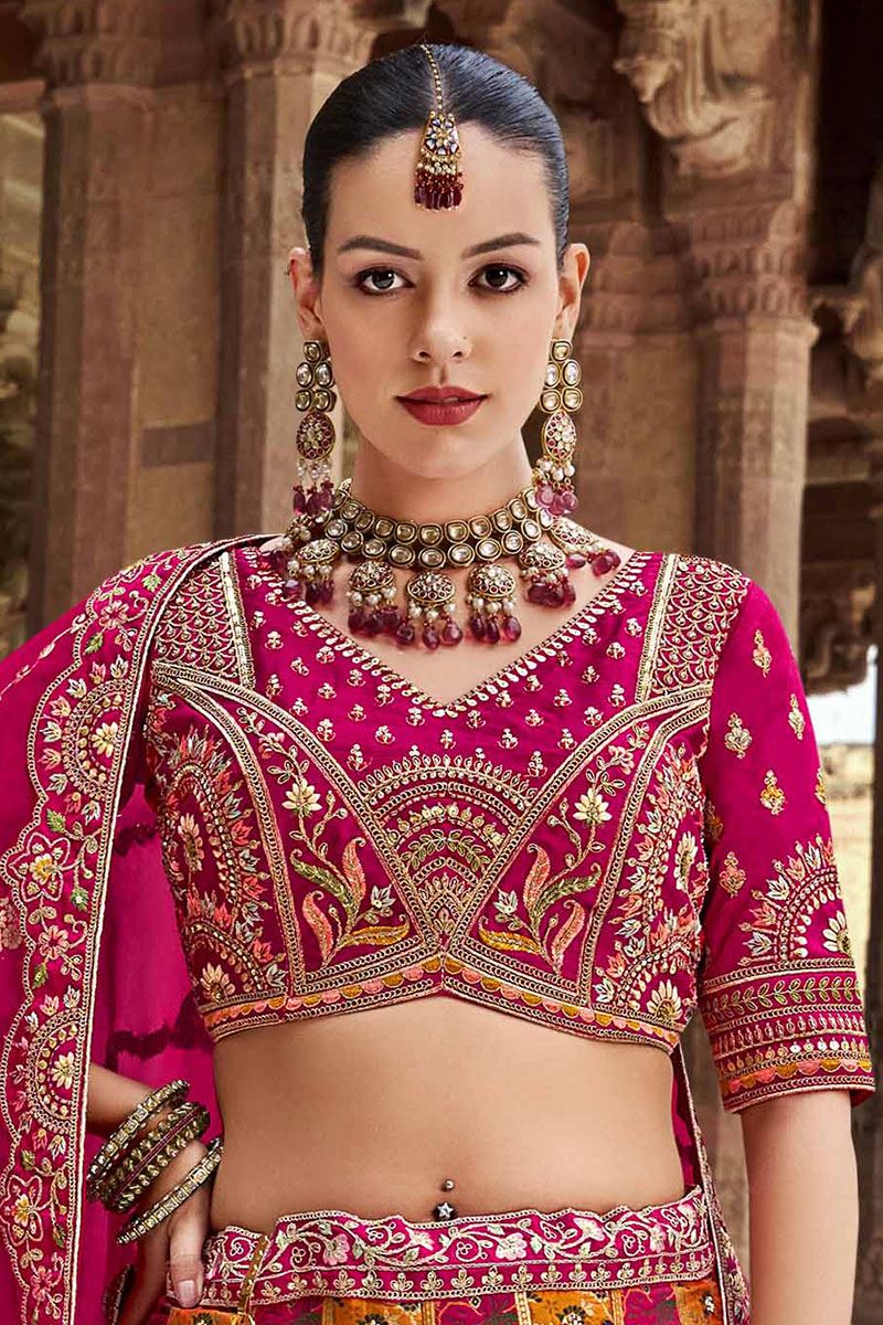 Outstanding Multi Designer Bridal Lehenga Choli for Wedding and Reception