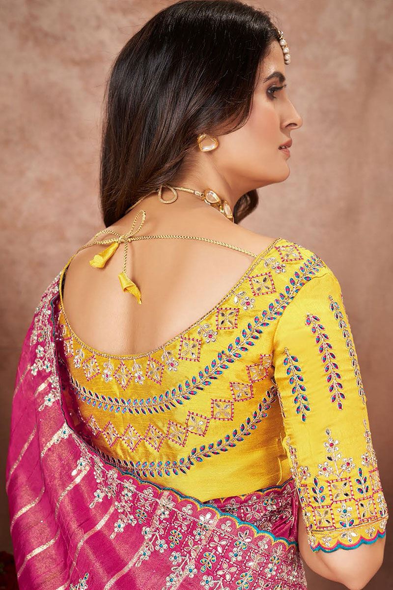 Lovely Silk Designer Saree for Wedding and Reception