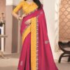 Beautiful Silk Designer Saree for Wedding and Reception