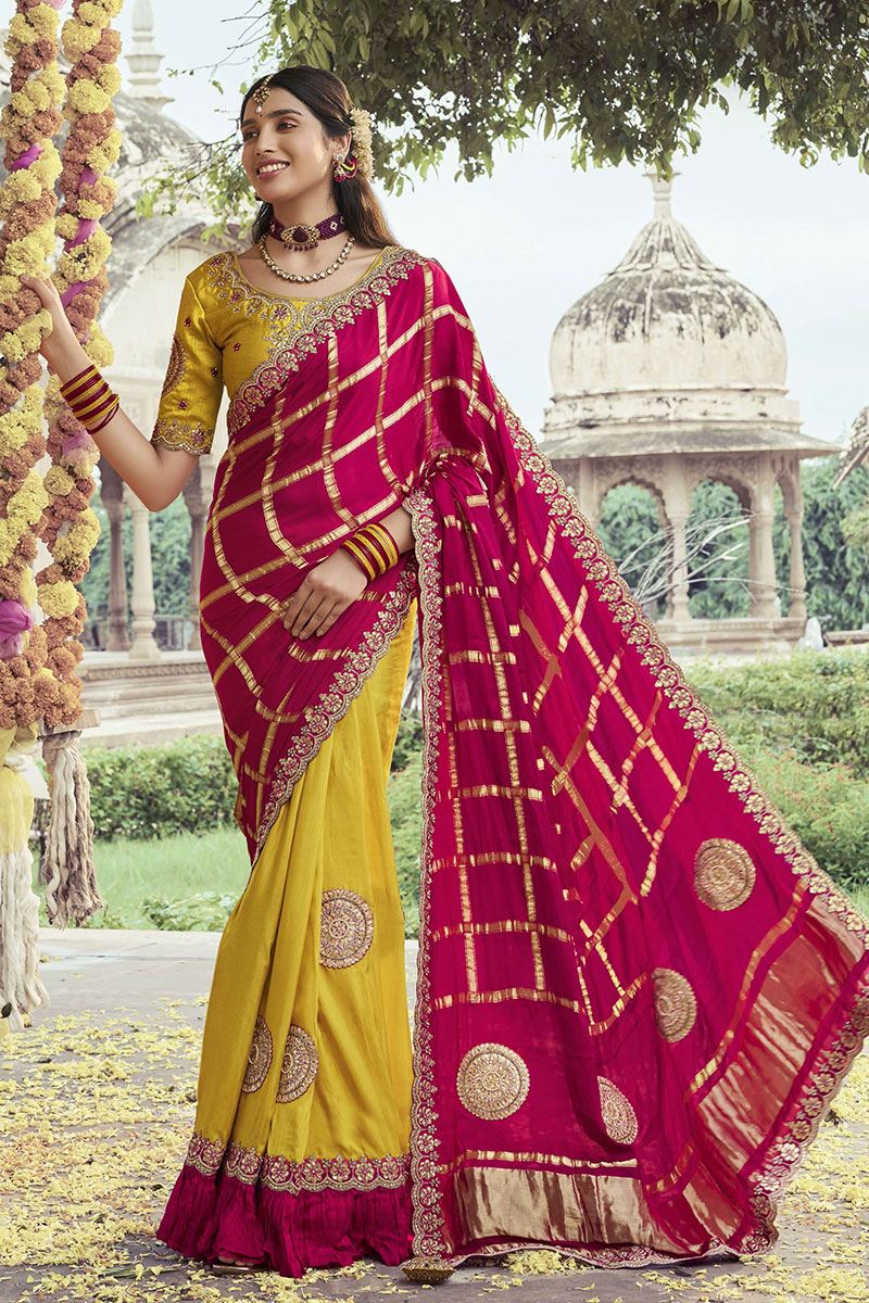 Royal Silk Designer Saree for Wedding and Reception