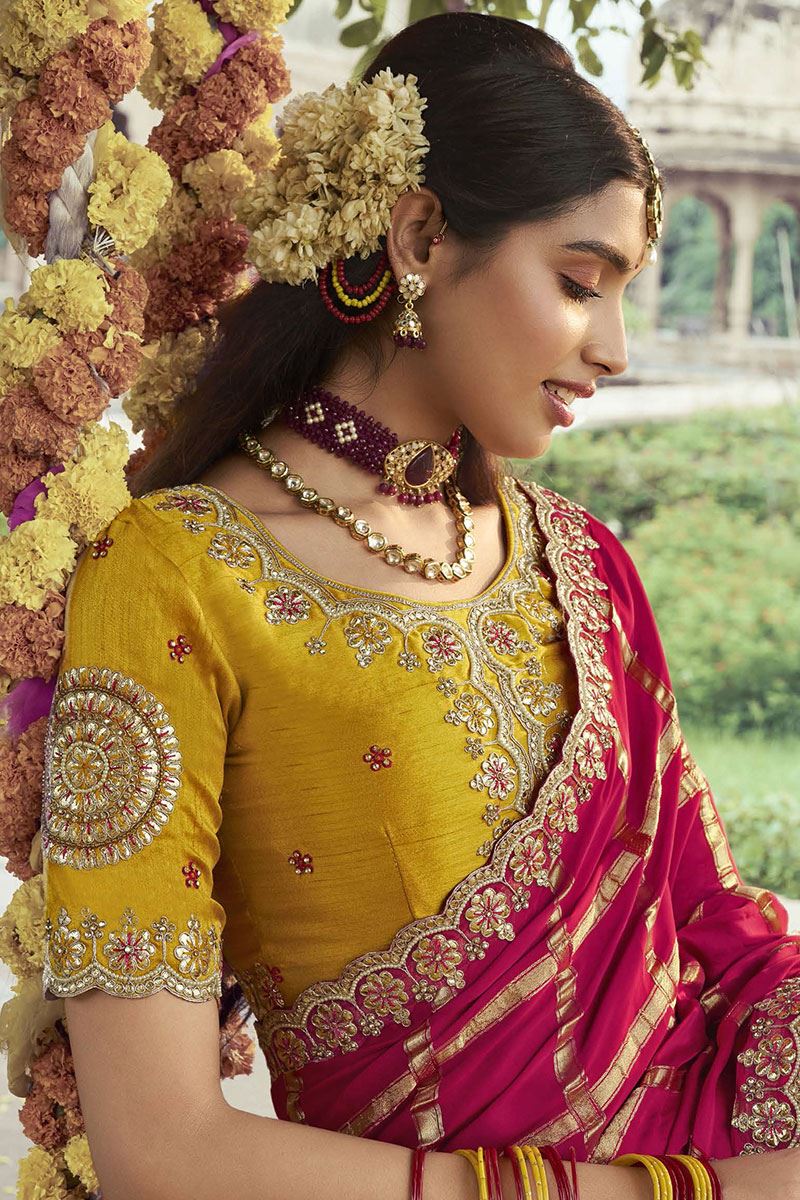 Royal Silk Designer Saree for Wedding and Reception