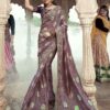 Ethnic Silk Designer Saree for Engagement and Reception