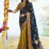 Smashing Silk Designer Saree for Wedding, Sangeet, and Reception