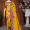 Marvelous Silk Designer Saree for Haldi, Wedding and Reception