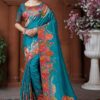 Exuberant Silk Designer Saree for Wedding and Reception