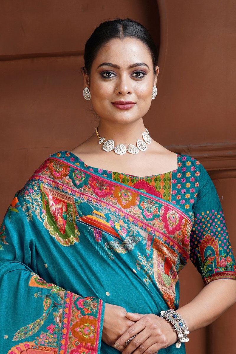 Exuberant Silk Designer Saree for Wedding and Reception