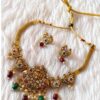 Glamorous Golden Designer Necklace Set for Wedding, Reception, and Festivals