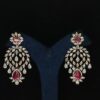 Trendy Gold Tone Designer Earring Set for Wedding, Reception, Party, Sangeet, and Festivals