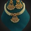 Magnificent Off-White Designer Necklace Set for Wedding, Reception, and Festivals