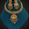 Attractive Golden Designer Necklace Set for Wedding, Reception, and Festivals