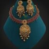 Impressive Pink Designer Necklace Set for Wedding, Reception, and Festivals
