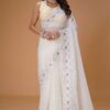 Ethnic Organza Designer Saree for Party