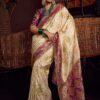Enticing Pure Viscose Dola Silk Designer Saree for Wedding, Sangeet, and Reception