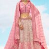 Outstanding Pink Designer Wedding Lehenga Choli for Engagement, Wedding, Sangeet, Party, and Reception