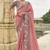 Pretty Viscose Tissue Silk Designer Saree for Party, Sangeet, and Engagement