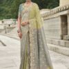 Marvelous Viscose Tissue Silk Designer Saree for Party, Sangeet, and Engagement