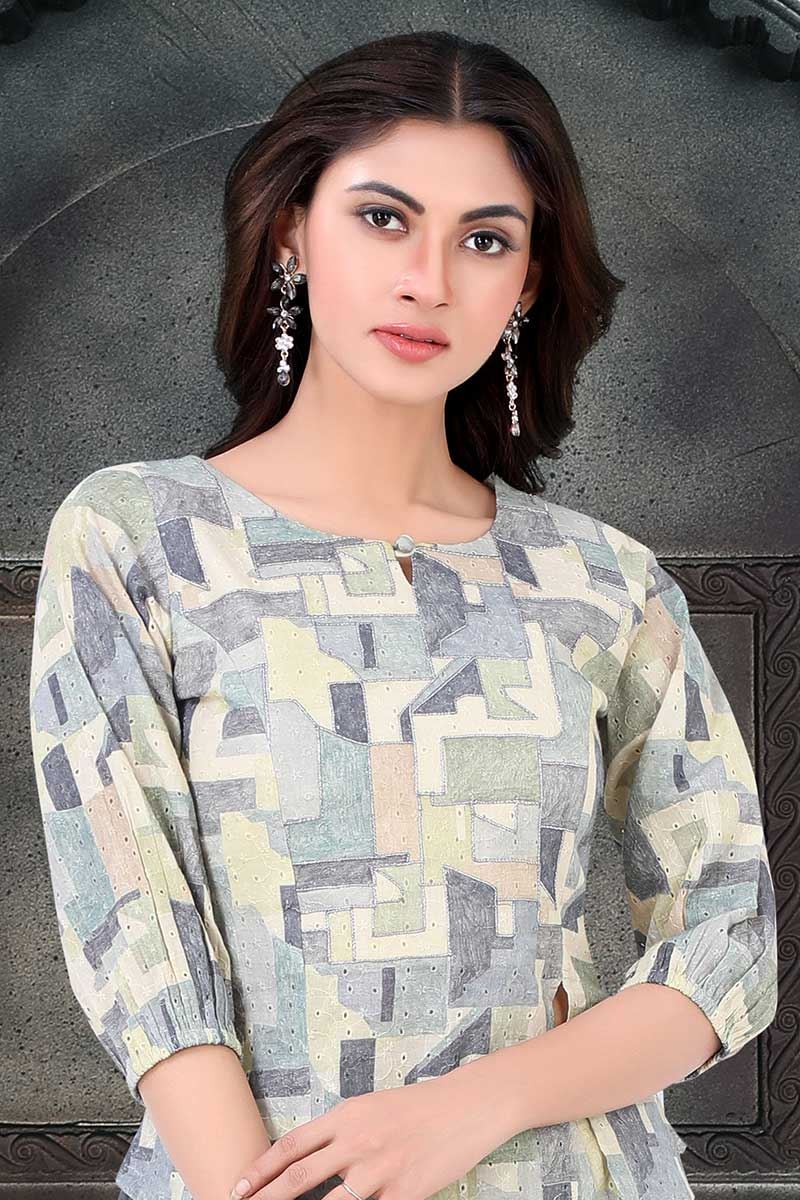 Spectacular Multi Designer Co-Ord Set for Party