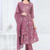 Amazing Wine Designer Straight Cut Suit for Party, Sangeet, and Festivals