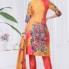Charismatic Multi Designer Straight Cut Suit for Party, Sangeet, and Festivals