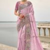 Royal Dola Silk Designer Saree for Engagement, Reception, Sangeet, and Parties
