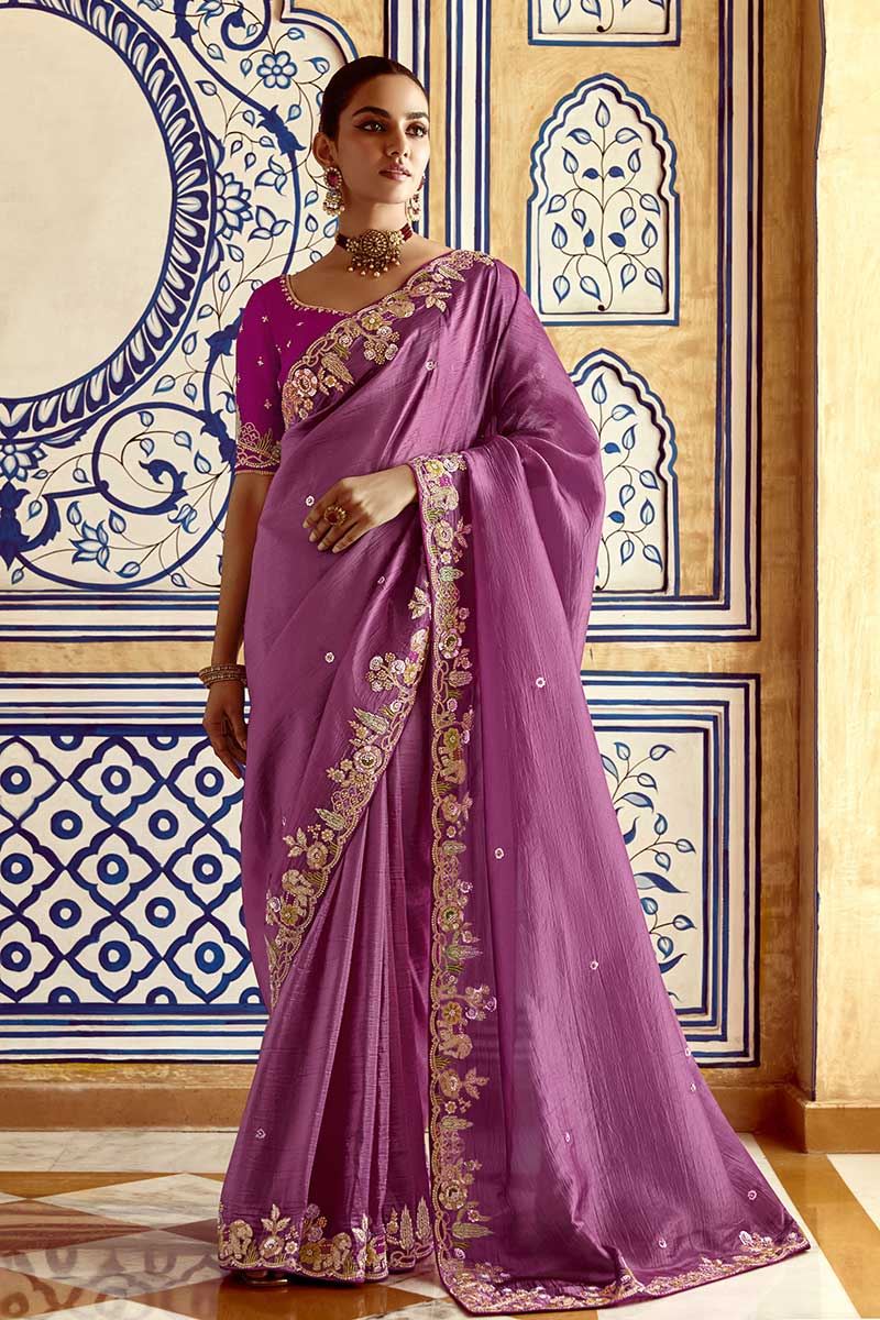 Smashing Pure Silk Designer Saree for Wedding, Engagement, and Reception