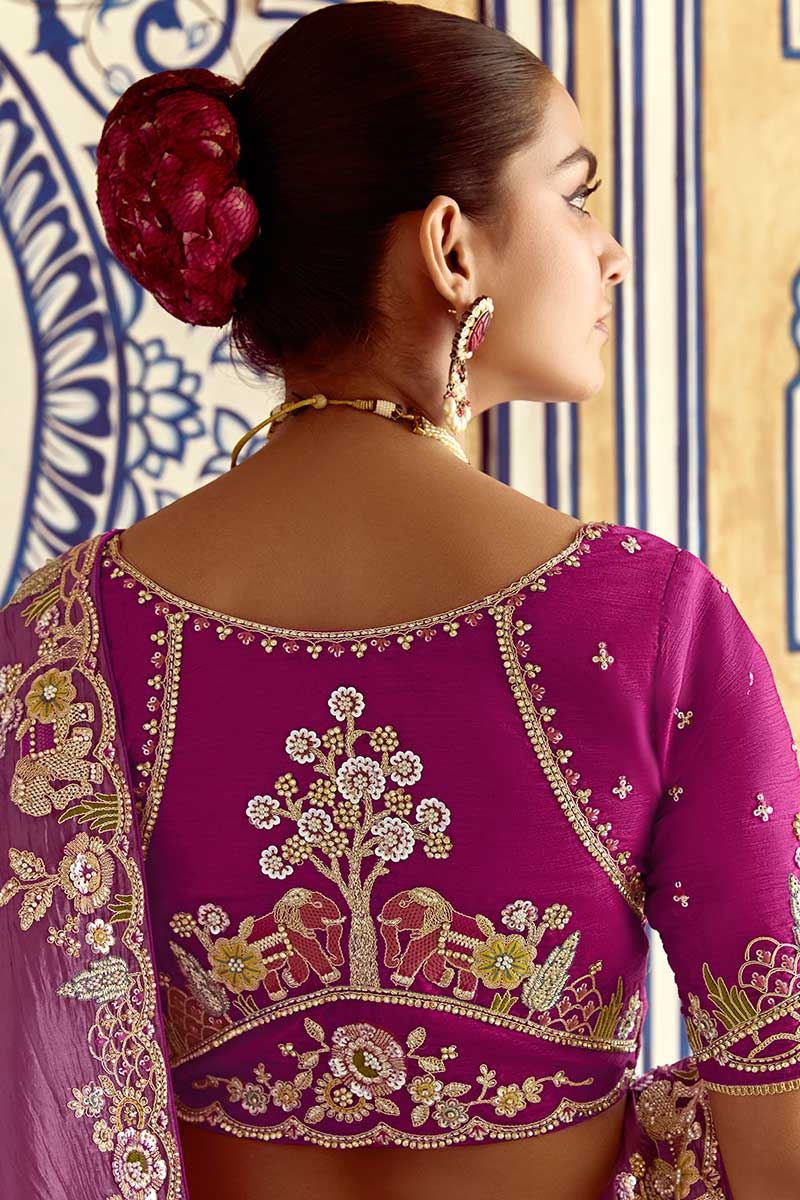 Smashing Pure Silk Designer Saree for Wedding, Engagement, and Reception