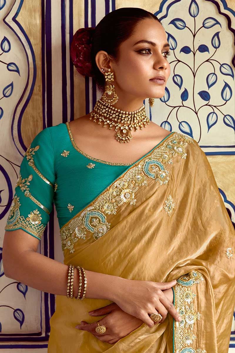 Bollywood Pure Silk Designer Saree for Wedding, Engagement, Reception, Sangeet, and Parties