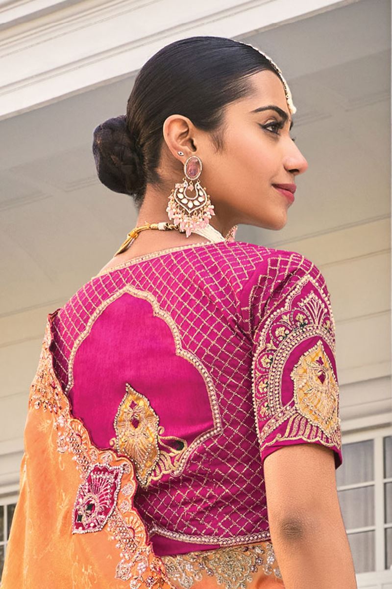 Charismatic Crepe Jacquard Designer Saree for Engagement, Reception, Festivals, Sangeet, and Parties