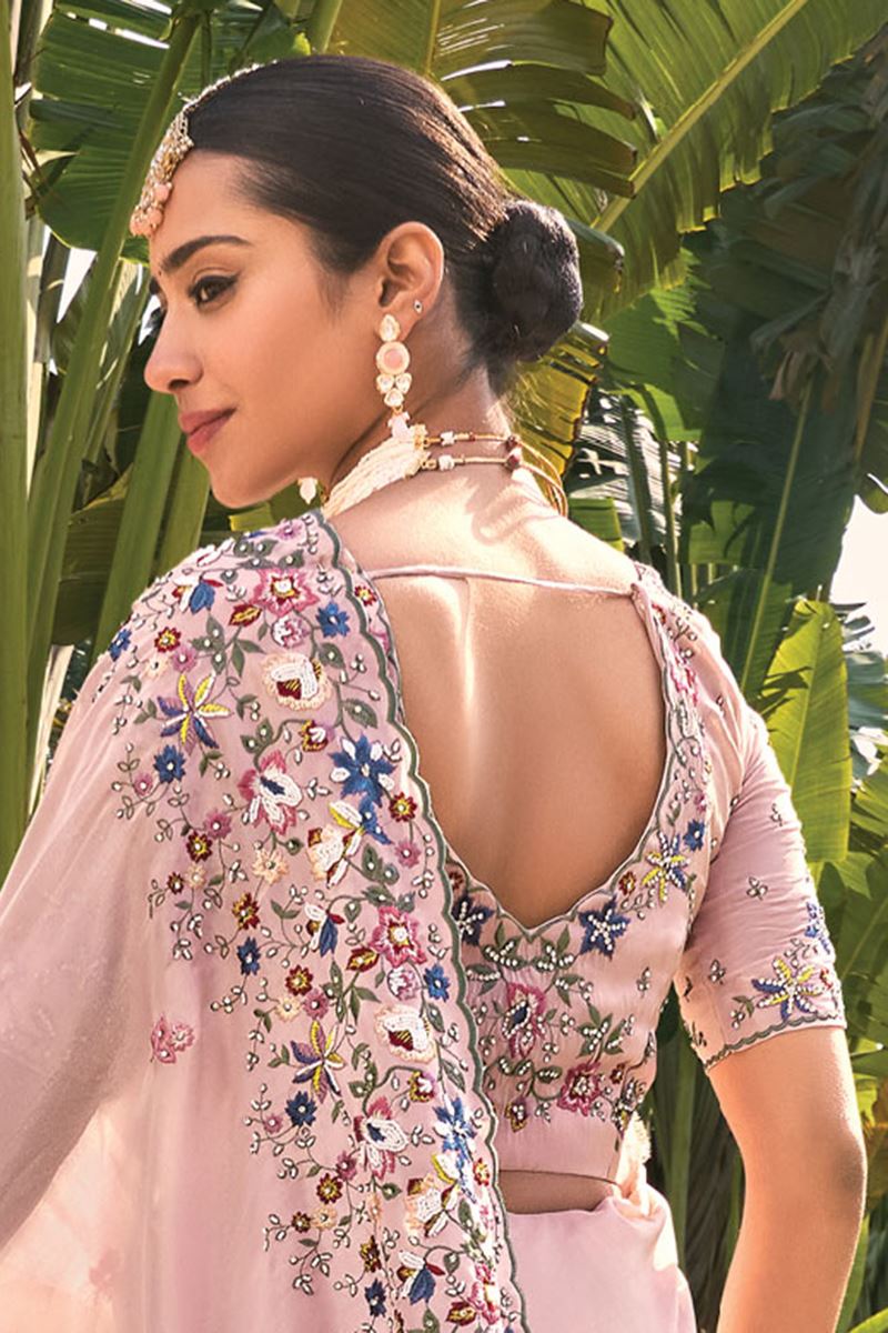 Fascinating Pure Banarasi Silk Designer Saree for Engagement, Reception, Festivals, Sangeet, and Parties