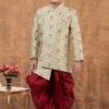 Impressive Jacquard Silk Designer Kid’s Wear for Party, Festivals, Engagement, Wedding, and Reception