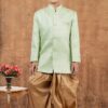 Dashing Jacquard Silk Designer Kid’s Wear for Party, Festivals, Engagement, and Reception