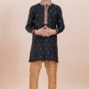 Charming Black Designer Ethnic Wear for Boys – Perfect for Reception, Sangeet, and Parties