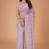 Mesmerizing Organza Designer Saree for Festivals, Engagement, Reception, Sangeet, and Parties