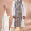 Stylish White Designer Men’s Dhoti Sets for Festivals, Reception, Sangeet and Parties