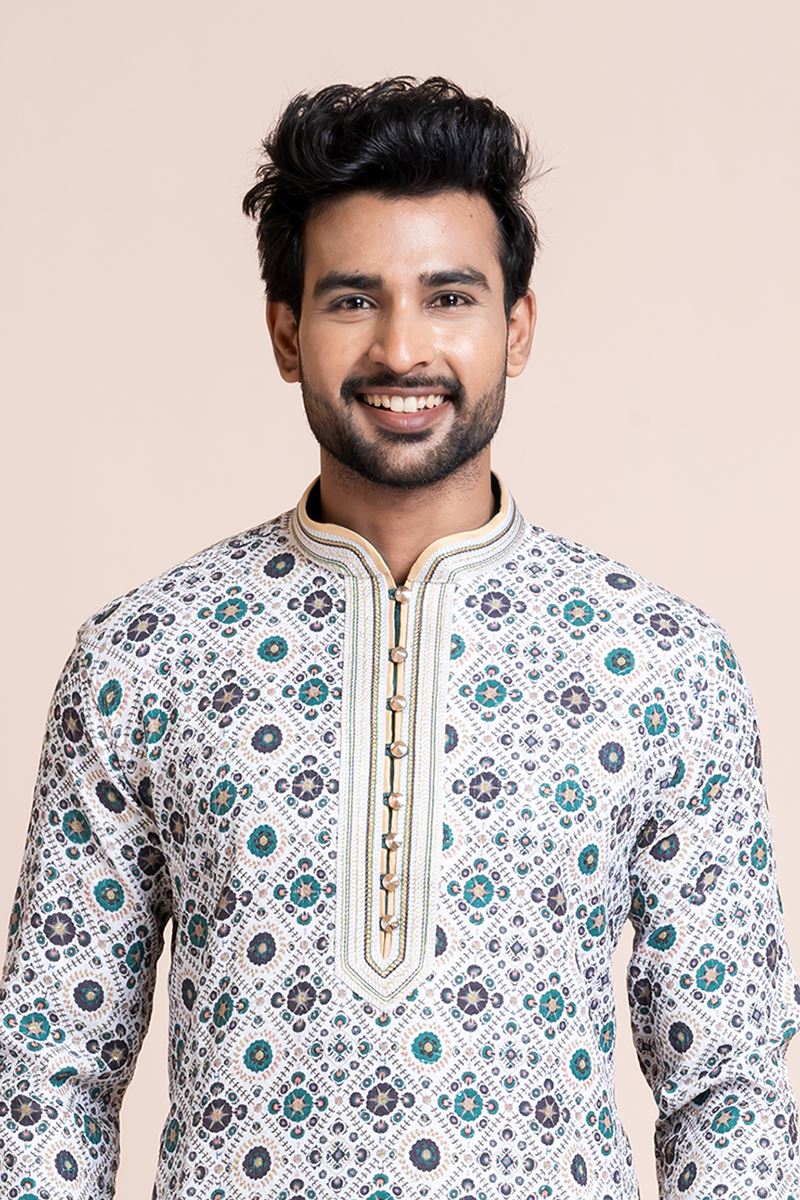 Awesome Multi Designer Men’s Kurta Pyjama for Engagement, Festivals, Sangeet, and Parties