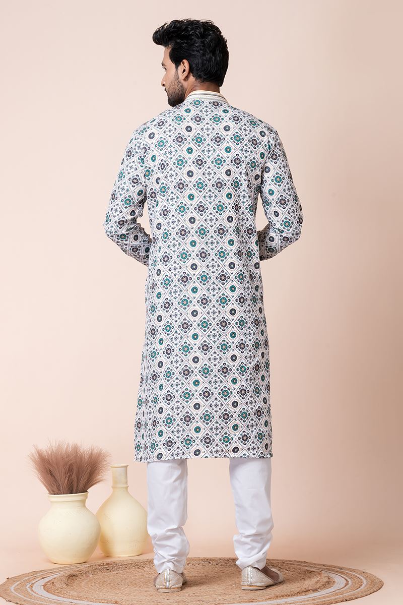 Awesome Multi Designer Men’s Kurta Pyjama for Engagement, Festivals, Sangeet, and Parties