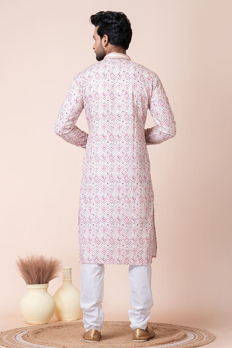 Elegant Multi Designer Men’s Kurta Pyjama for Engagement, Festivals, Sangeet, and Parties