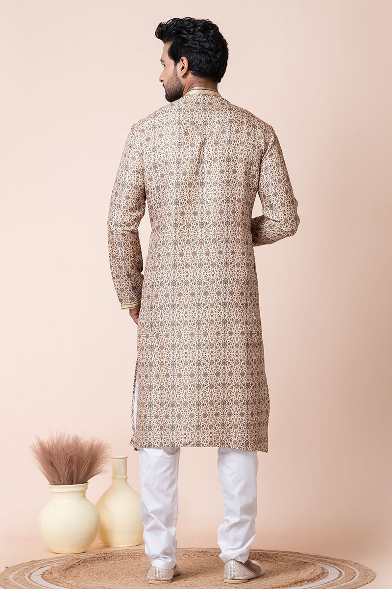 Attractive Multi Designer Men’s Kurta Pyjama for Engagement, Reception, Festivals, Sangeet, and Parties