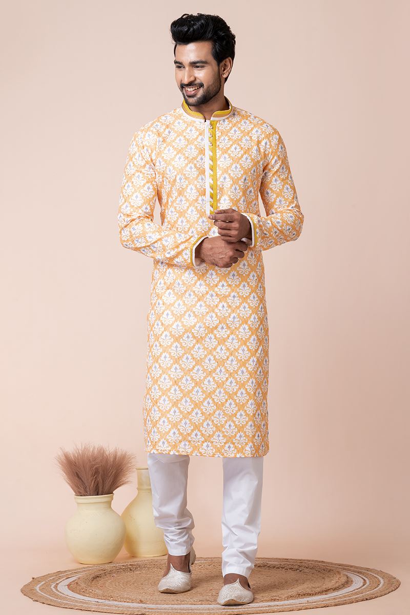 Aesthetic Multi Designer Men’s Kurta Pyjama for Engagement, Reception, Festivals, Sangeet, and Parties