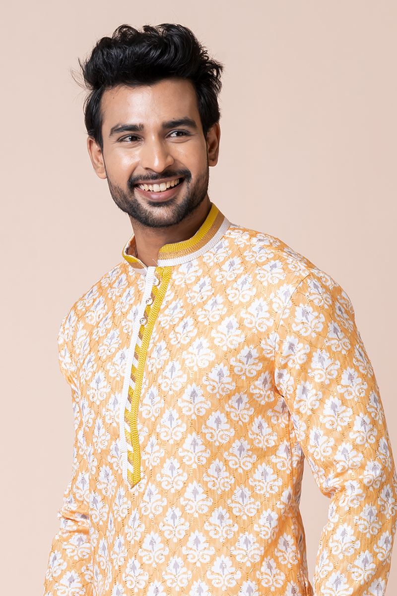 Aesthetic Multi Designer Men’s Kurta Pyjama for Engagement, Reception, Festivals, Sangeet, and Parties
