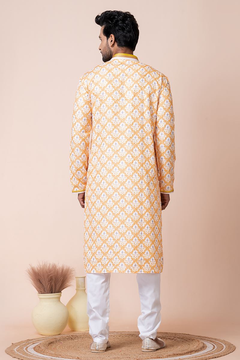 Aesthetic Multi Designer Men’s Kurta Pyjama for Engagement, Reception, Festivals, Sangeet, and Parties