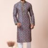 Captivating Multi Designer Men’s Kurta Pyjama for Engagement, Reception, Festivals, Sangeet, and Parties
