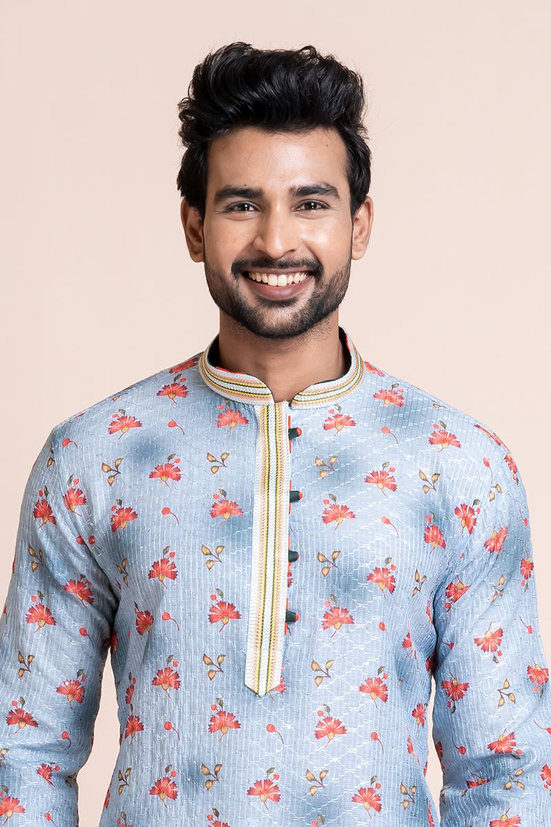 Charismatic Multi Designer Men’s Kurta Pyjama for Engagement, Reception, Festivals, Sangeet, and Parties