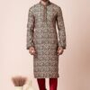 Majestic Multi Designer Men’s Kurta Pyjama for Engagement, Reception, Festivals, Sangeet, and Parties