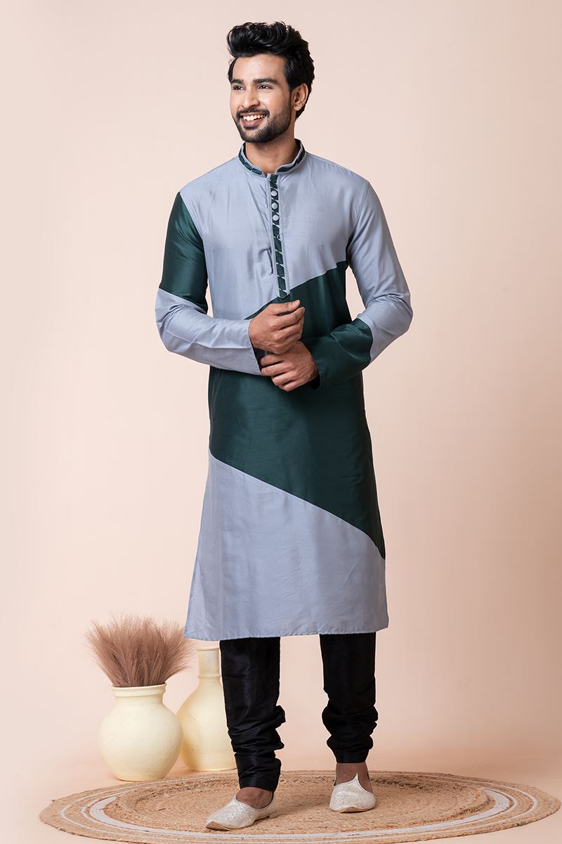 Charming Multi Designer Men’s Kurta Pyjama for Engagement, Reception, Sangeet, and Parties