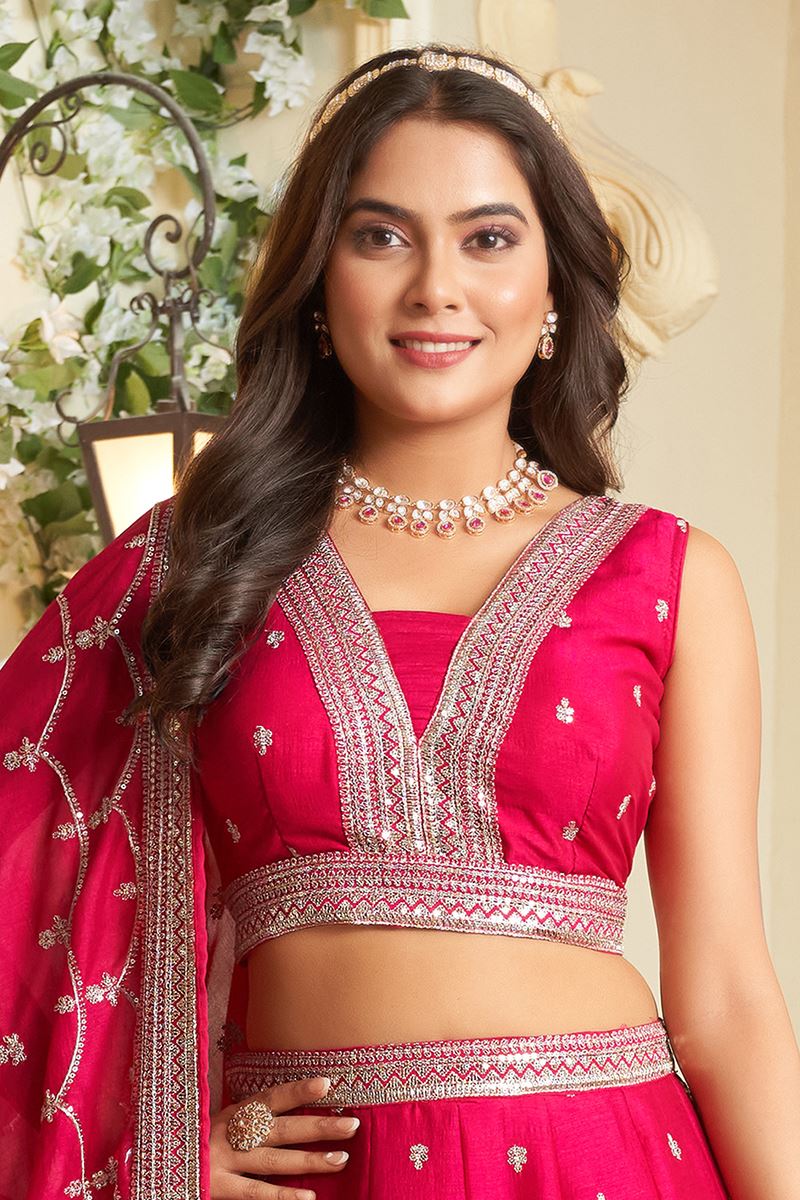 Captivating Pink Designer Indo-Western Lehenga Choli for Engagement, Wedding, Reception, Sangeet, and Parties